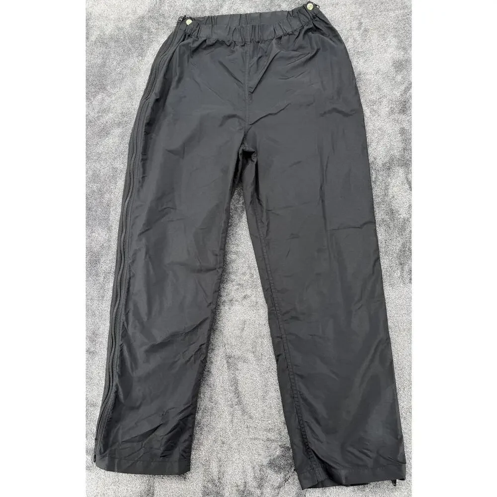 I’m?erfect L.L.Bean Men's‎ Black Nylon Outdoor Pants Medium Elastic Waist